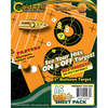 Orange Bullseye - Orange Peel 3" Bullseye: 15 sheets