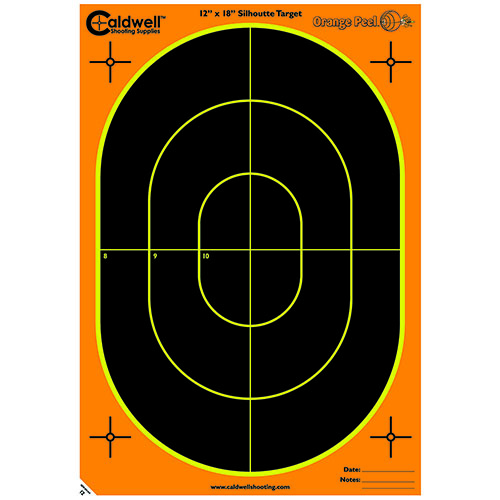 Caldwell Orange Peel Oval Target 18" - Orange Peel Oval Target 18" 5 sheets