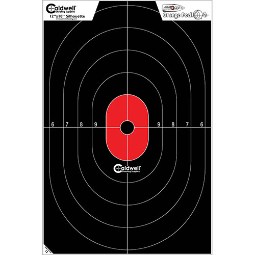 Caldwell Silhouette Center Mass Target - Silhouette Center Mass Target 8pk