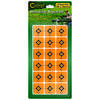 Orange Shooting Spots - 1" Orange Shooting Squares, 12 sheets (216 ct)