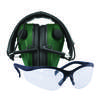 E-Max Low Profile Electronic Hearing Protection - E-Max Lo Pro Elec Muff w/Shooting Glasses