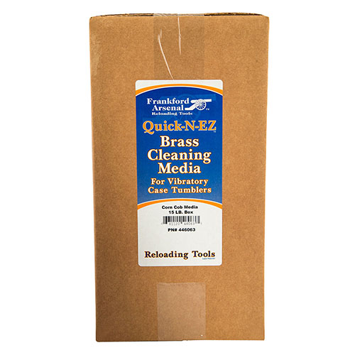 Frankford Arsenal Brass Cleaning Media - Corn Cob Media 15 lbs. In a Bag