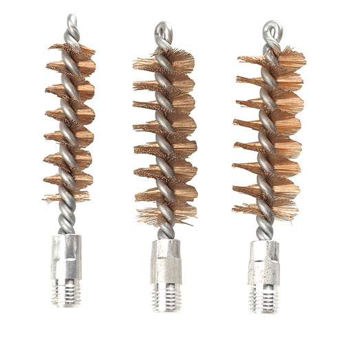 Tipton 6 Piece Bronze Bristle Shotgun Bore Brush Set - 6 Piece Bronze Bristle Shotgun Bore Brush Set