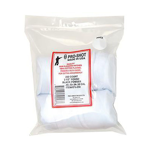 Tipton Patches 45-58 Caliber, 2.50" Round, Bag of 250 - Patches 45-58 Caliber, 2.50" Round, Bag of 250