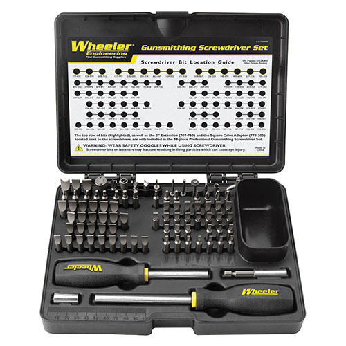 Wheeler Professional Gunsmithing Screwdriver Set, 89 pc - Professional Gunsmithing Screwdriver Set, 89 pc