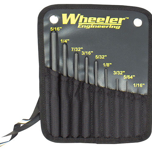 Wheeler Roll Pin Punch Set