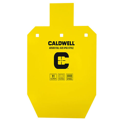 Caldwell AR500 Full Size IPSC Steel Target - AR500 Full Size IPSC Steel Target