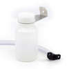 SPENT PRIMER CHUTE WITH TRANSPARENT TUBE - Spent primer chute with holder and bottle