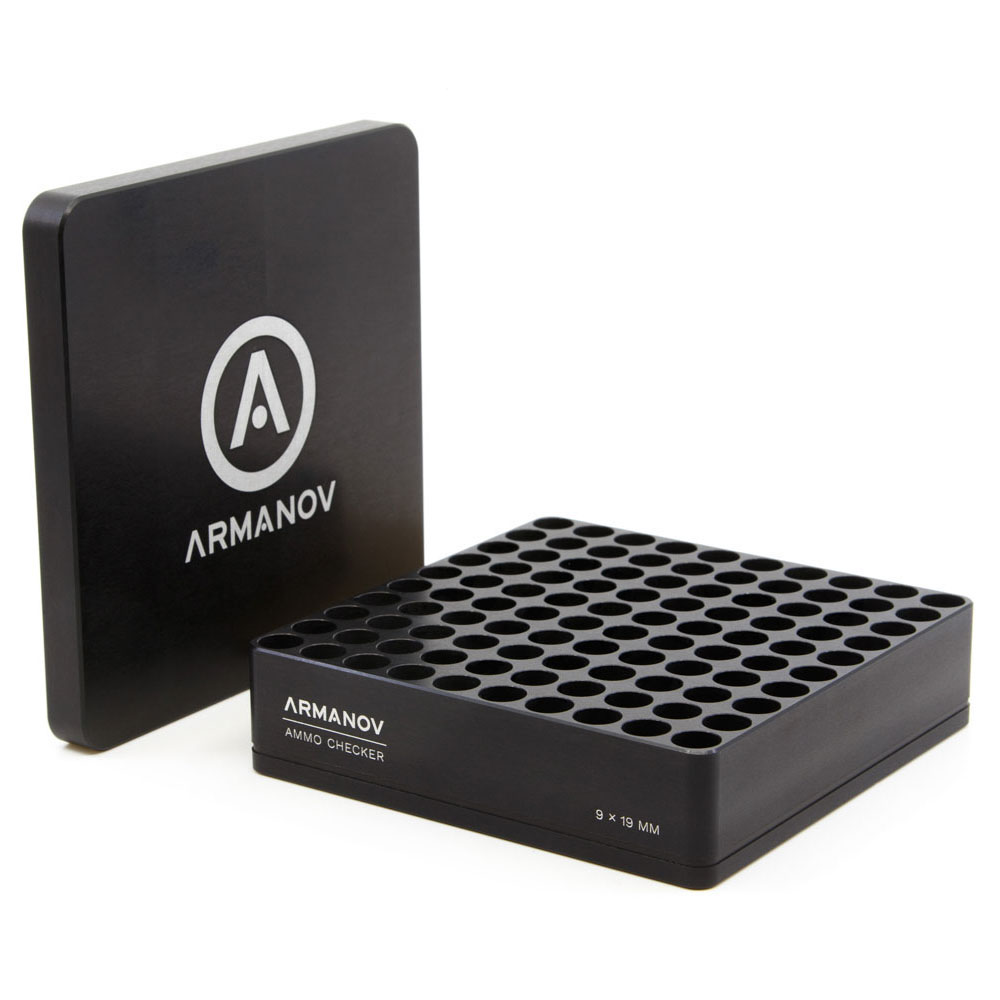 ARMANOV GAUGE BOX WITH FLIP COVER - ARMANOV Gauge box with Flip Cover - 100 rnd. - 9x19 - Black