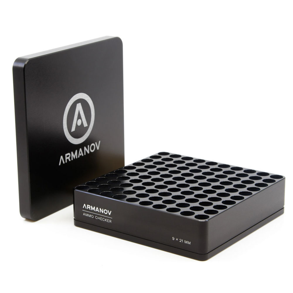 ARMANOV GAUGE BOX WITH FLIP COVER - ARMANOV Gauge box with Flip Cover - 100 rnd. - 9x21 - Black