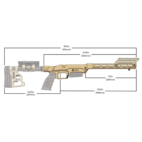 MDT LSS-XL Gen 2 Carbine Stock Chassis System Savage - MDT LSS-XL Gen 2 Carbine Stock Chassis System Savage 110, 111, 112, 116 LA RH FDE