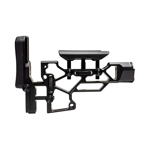 MDT Skeleton Rifle Stock, V5 Short - MDT Buttstock - Skeleton Rifle Stock - Fixed - SRS Short - BLK