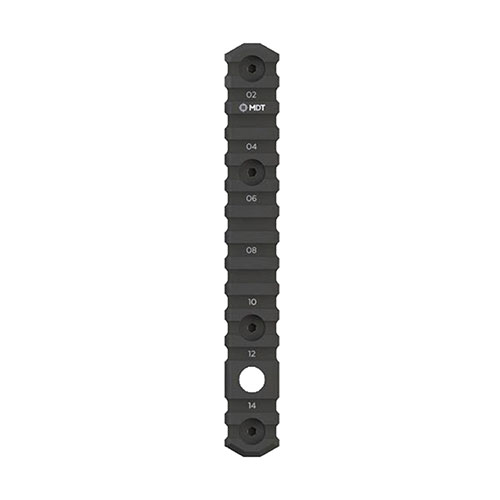 MDT M-Lok Picatinny Rail - MDT Accessories - Rails - M-LOK Picatinny Rail - 6.5" (14 slots) - BLK