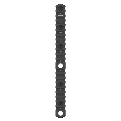 MDT Picatinny Rail - MDT Accessories - Rails - Picatinny Rail with QD Sling Cup - 6.5" - BLK