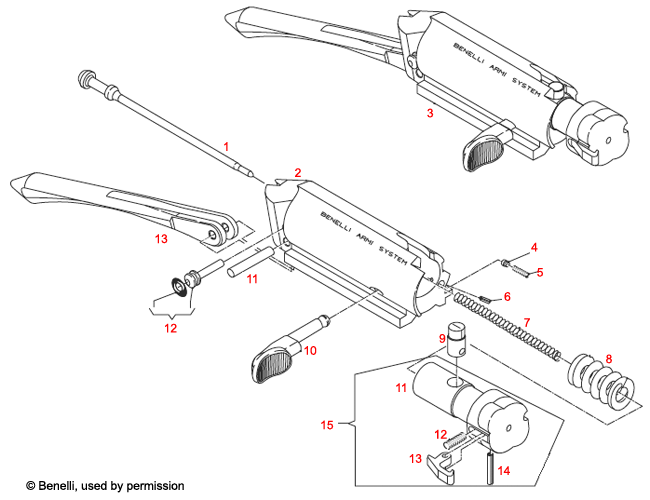 Benelli U.S.A.® Sport II / Legacy Bolt Assembly 