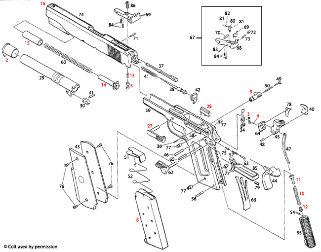 Colt® 1911 Gold Cup, 10mm Gold Cup, Combat Target 
