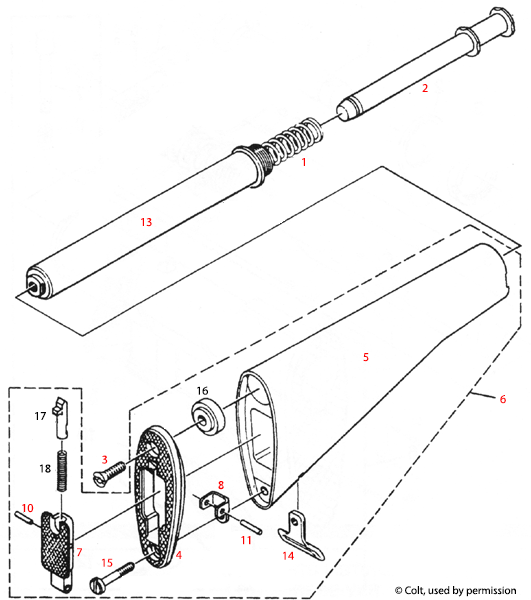 Colt® AR-15 Buttstock Assembly 