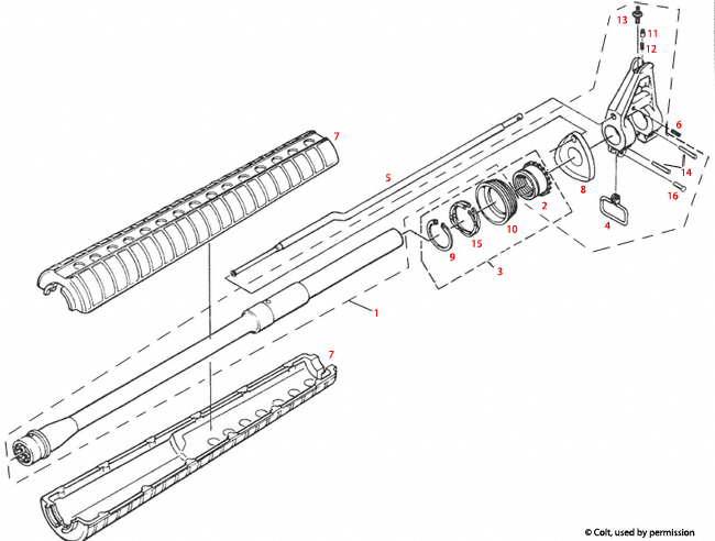 Colt® AR-15 Gas Tube Assembly 