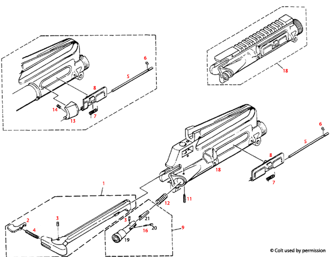Colt® AR-15 Upper Receiver 