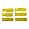 MOLDED PLASTIC TOOL HANDLES - MOLDED PLASTIC TOOL HANDLE, L4 MODEL, YELLOW, 6 PACK