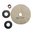 BROWNELLS THICK LOOSE MUSLIN POLISHING WHEEL, 6" X 1", 3/4" ARBOR