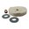 BROWNELLS THICK LOOSE MUSLIN POLISHING WHEEL, 6" X 1", 3/4" ARBOR