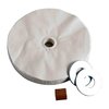 1" THICK LOOSE MUSLIN WHEELS - THICK LOOSE MUSLIN POLISHING WHEEL, 8" X 1", 1/2" ARBOR