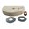 BROWNELLS THICK LOOSE MUSLIN POLISHING WHEEL, 8" X 1", 7/8" ARBOR