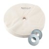 1" THICK LOOSE MUSLIN WHEELS - THICK LOOSE MUSLIN POLISHING WHEEL, 10" X 1", 1" ARBOR