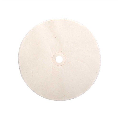 MUSLIN WHEELS - BROWNELLS MUSLIN POLISHING WHEEL, LOOSE, 6" X 20-PLY, 1/2" ARBOR