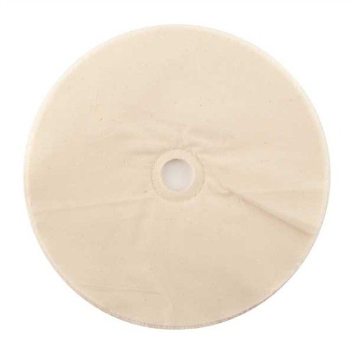 MUSLIN WHEELS - BROWNELLS MUSLIN POLISHING WHEEL, LOOSE, 8" X 20-PLY, 3/4" ARBOR
