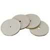 SISAL WHEELS - SISAL POLISHING WHEEL, 8" X .375", 1/2" ARBOR