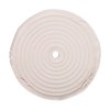 MUSLIN WHEELS - MUSLIN POLISH WHEEL, STITCHED, 8" X 3/8" THICK, 5/8" ARBOR