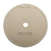 MUSLIN WHEELS - MUSLIN POLISH WHEEL, STITCHED, 8" X 3/8" THICK, 7/8" ARBOR