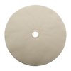 MUSLIN WHEELS - MUSLIN POLISHING WHEEL, LOOSE, 10" X 20-PLY, 1" ARBOR