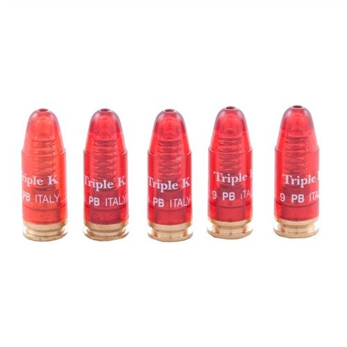 DELUXE SNAP CAPS DUMMY ROUNDS - TRIPLE-K 9MM, 5 CAPS PER PAK
