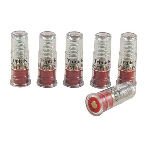 DELUXE SNAP CAPS DUMMY ROUNDS - TRIPLE-K .357 MAG, 6 CAPS PER PAK