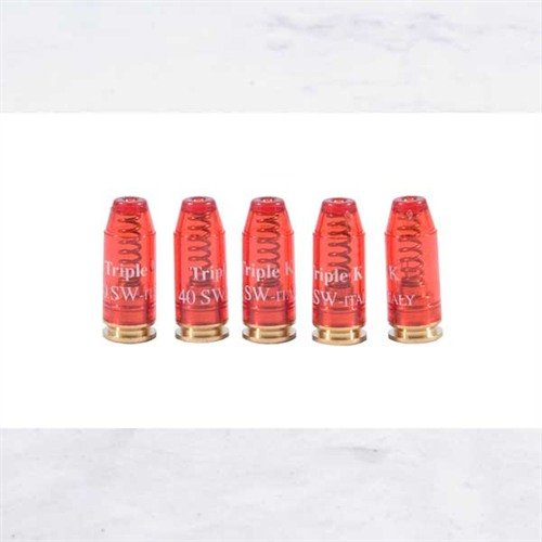 DELUXE SNAP CAPS DUMMY ROUNDS - TRIPLE-K .40 SMITH & WESSON, 5 PER PAK