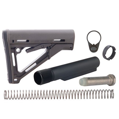 AR-15 CTR STOCK ASSY COLLAPSIBLE MIL-SPEC - BROWNELLS AR-15 CTR MIL-SPEC COLLAPSIBLE STOCK ASSEMBLY O.D. GREEN