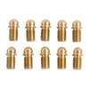 SHOTGUN SIGHT BEAD KIT "C" WITH SHOULDERS - SHOTGUN SIGHT BEAD #11 REFILL SIGHTS BRASS 10 PACK