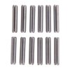 STAINLESS STEEL ROLL PIN KIT - 3/16" DIAMETER 1" (2.5CM) LENGTH ROLL PINS 12 PACK