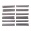 STAINLESS STEEL ROLL PIN KIT - 7/32" DIAMETER 1-1/4" (3.2CM) LENGTH ROLL PINS 12 PACK
