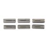 STAINLESS STEEL ROLL PIN KIT - 1/4" DIAMETER 3/4" (19MM) LENGTH ROLL PINS 6 PACK