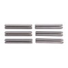 STAINLESS STEEL ROLL PIN KIT - 1/4" DIAMETER 1-1/2" (3.8CM) LENGTH ROLL PINS 6 PACK