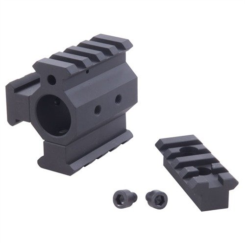 AR-15 GAS BLOCK KIT MODULAR - BROWNELLS BRN AR-15 MODULAR GAS BLOCK KIT WITH RAIL, 0.750"