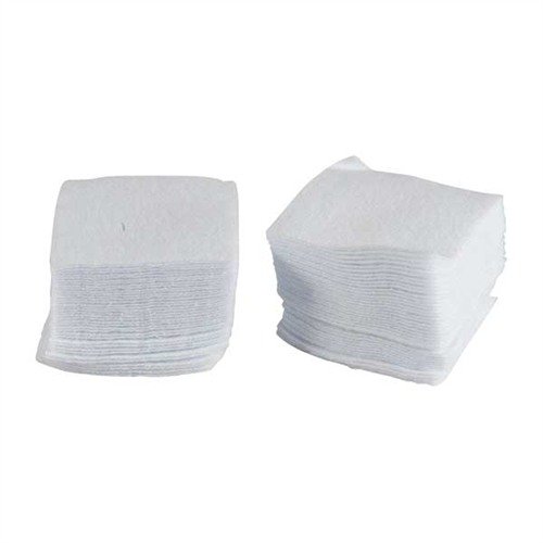 GUN CLEANING PATCHES - BROWNELLS SQUARE GUN CLEANING PATCHES 1-3/4" FOR HANDGUNS 75/PACK