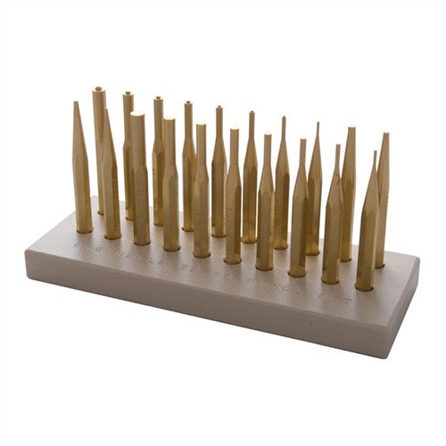 BRASS PUNCH SET - BROWNELLS BRASS 20-PUNCH BENCH SET