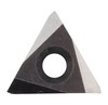 HIGH-SPEED STEEL INSERT - 0 DEGREE RELIEF, THICKNESS: .125", SHAPE: TRIANGLE