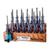 FIXED-BLADE SCREWDRIVER MASTER SETS - MASTER GUNSMITH'S FIXED-BLADE SCREWDRIVER SET W/BLOCK
