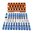 BROWNELLS MASTER GUNSMITH'S FIXED-BLADE SCREWDRIVER SET W/BLOCK